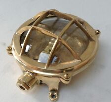 Nautical Style Vintage Brass Marine Ship Passage Ceiling/Wall Deck Light Fixture picture