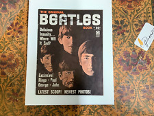 The Beatles Signed Vintage Magazine Autographed by all 4  picture