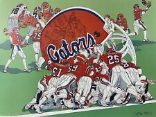 Rare Sold Out 1985 Vintage Florida Gators Artist Proof The Real Champions Print  picture