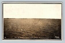 RPPC Storm Lake IA, View From Casino, Iowa c1909 Vintage Postcard picture