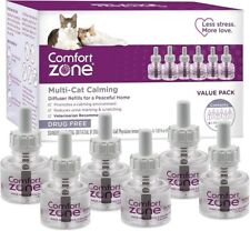 6Pack Comfort Zone Multi-Cat Calming Diffuser Refills for Soothing Reduce Stress picture