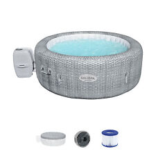 Bestway SaluSpa Honolulu AirJet Inflatable Hot Tub with EnergySense Cover, Grey picture