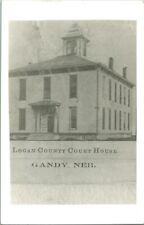 RPPC Logan County Court House Gandy Nebraska NE UNP Postcard P9 picture