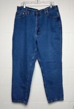 Vintage 90s Chic High Waist Tapered Leg sz 16 Jeans Made in USA Mom Jeans 34x29 picture