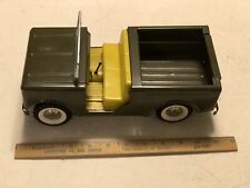 STRUCTO International Scout Army Jeep Pressed Steel Vintage Toy Read Inside picture
