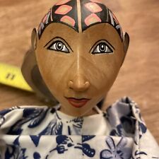 Boneka Indonesian Doll Bali Rare hand sculpted and painted picture