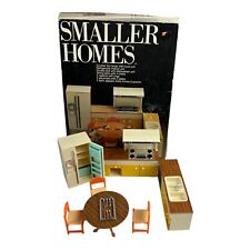 Vintage Tomy Smaller Homes Dollhouse Furniture Kitchen Table Chairs Fridge Oven picture