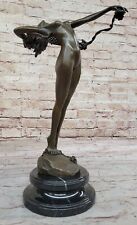 Amazing old bronze sculpture by Harriet Whitney FRISHMUTH .High 38 cm Artwork picture