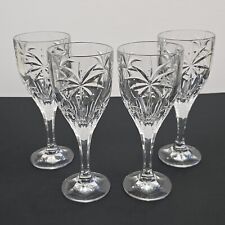 4 Palm by Godinger Water Goblets Glasses Shannon Crystal South Beach picture