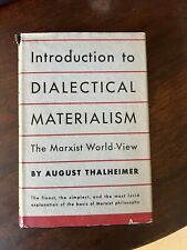 Introduction to Dialectical Materialism: A Marxist World-View August Thalheimer picture