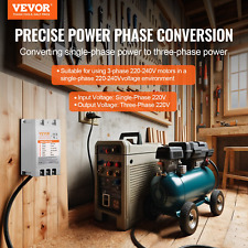 VEVOR 3 Phase Converter- 7.5HP 23A 220V Single Phase to 3 Phase Converter, Digit picture