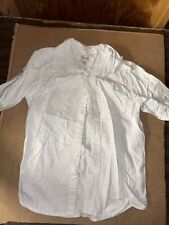 Womens Cherokee Size M 8/10 Collared Button Up picture