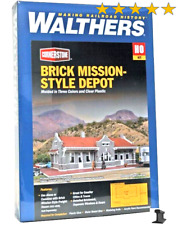 Walthers HO Scale ~ New 2024 ~ Brick Mission-Style Santa fe  ~ Kit ~ 933-4055 picture