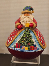 Jim Shore 2006 Gather Round Christmas Santa Roly - Poly Collectible Figurine picture