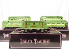 MTH 10-1066-1 Tinplate Traditions Lionel #9E Two Tone Green Girard Passenger Set picture
