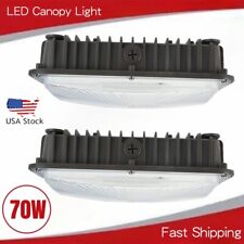 2 Pack 70W LED Canopy Light, Outdoor LED Parking Garage Lights, Low Bay Lighting picture