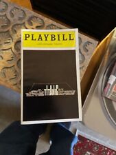 Titanic Opening Night color Playbill Broadway picture