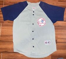 Vintage 2002 New York Yankees True Fan Blue Men's Jersey Size Large picture