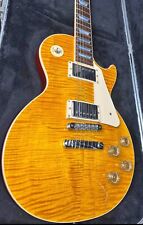 2015 Gibson Les Paul Standard Plus Trans Amber 100 Anniversary Mint picture