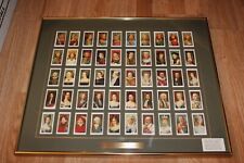 1935 John Player & Sons Kings & Queens of England Set 50 Cards Framed Matted picture