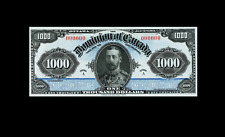 Reproduction Rare DC dominion of can $1000 1911 USA UK UNC picture