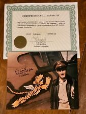 WWII AVG Flying Tiger Ace RT SMITH Signed 8X10 Photo with Certificate picture