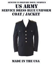 US ARMY MILITARY MEN'S CLA SERVICE DRESS BLUE BLUES ASU UNIFORM COAT JACKET Many picture