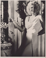 HOLLYWOOD BEAUTY JEAN HARLOW Stylish Pose STUNNING PORTRAIT 1970s Photo N picture