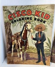 Vintage Cisco Kid Coloring Book Authorized Edition c1954 picture