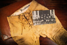 Amazing Game Played Antique Canvas Youth Football Pants Sports Team Memorabilia picture