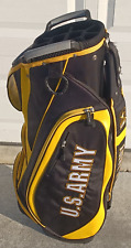 Team Golf US Army Embroidered Cloth Cart Carry Bag 10 Hole Cooler Hooah picture