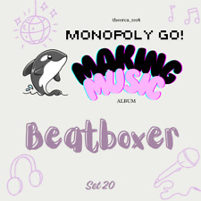 Monopoly Go 5🌟 Stickers Set 20- Beatboxer (READ DESCRIPTION) picture
