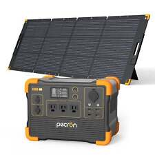 PECRON 614Wh/1200W Portable Power Station Generator 200W Solar Panel Optional picture