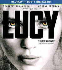 Lucy (Blu-ray/DVD, 2015, 2-Disc Set, Includes Digital Copy) NEW W/ SLIP COVER picture