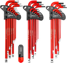 Hex Key Set Magnetic Ball End S2 Steel With T-Handle Key Allen Wrench Set NEW picture
