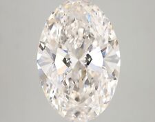 Lab-Created Diamond 5.34 Ct Oval I VS2 Quality Excellent Cut IGI Certified picture