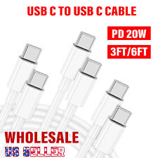 Wholesale PD20W USB C to USB-C Cable Fast Charge Cord For iPhone15/Samsung/iPad picture