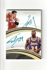 2016-17 Immaculate Dual Auto Shaquille O'Neal Yao Ming #10/49 picture