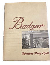 Yearbook 1948 University of Wisconsin Madison Milwaukee WI Badger Book Vintage picture