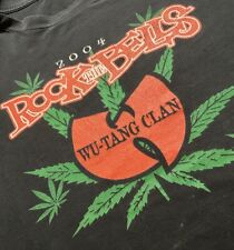 Vintage 2004 Wu Tang Clan Shirt Rock The Bells Festival 2XL Rap Hip Hop 420 RARE picture