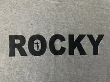 Vintage Rocky Movie T Shirt Gray Medium Stallone Boxing Film Iconic Classic Vtg picture
