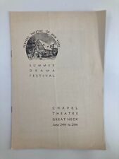 1940 Players Theatre of New York The Chapel Theatre Outward Bound by Sutton Vane picture