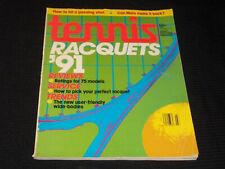 1991 MARCH TENNIS MAGAZINE - RACQUETS FRONT COVER - E 2263 picture