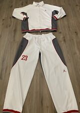 Vintage AIR JORDAN Track Sweat Suit Red/White/Gray MJ Sz Adult 2XL 3XL Read picture