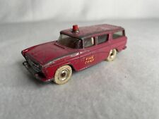 Vintage Dinky Toy NASH RAMBLER Fire Chief Red Made in England 1950s Meccano Ltd picture