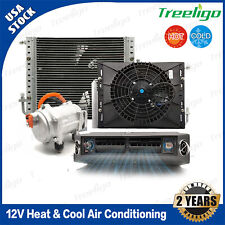 Universal Underdash Electric Air Conditioning 12V Cool&Heat A/C Kit Auto Car DC picture