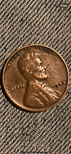 RARE 1944 Wheat Penny Error No Mint Mark “L” in Liberty Rim Error Cent Coin picture