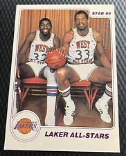 1984-85 Star Arena Lakers All-Stars Magic Johnson / Kareem Abdul-Jabbar #9 Sharp picture