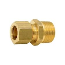 Auveco - 122 - Brass Male Connector 1/4 Tube 1/4 Pipe Thread (5 Pieces) picture