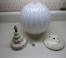 Antique Ken-Mar Ceiling Light Replacement Globe & Hardware Nice picture